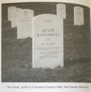 Aylin'in Calverton Cemetry'deki mezarlığı